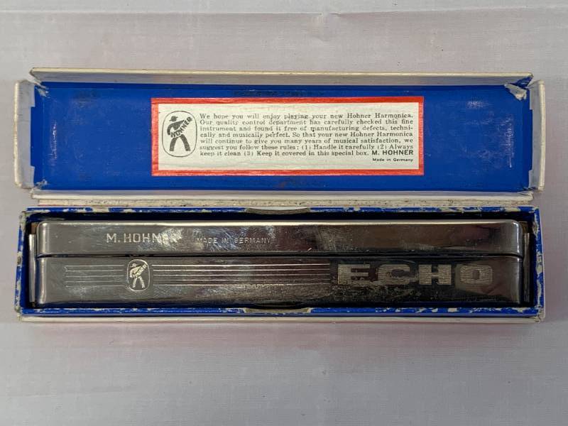 lot 62 image: German Made M. Horner Echo Harmonica