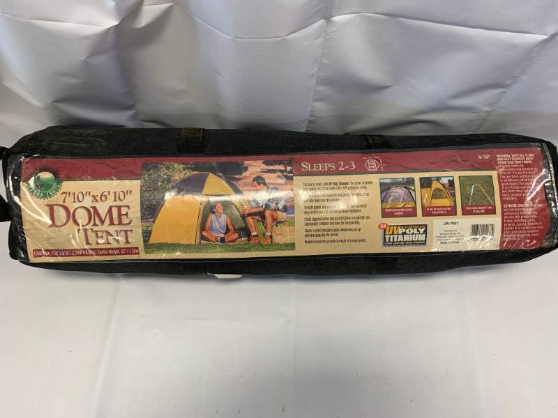 lot 70 image: 7 10 x 6 10 2-3 Person Tent New