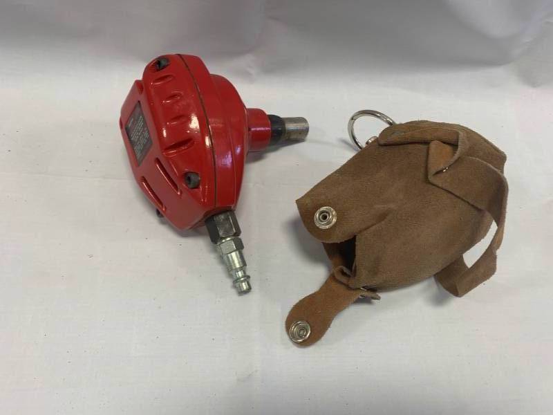 lot 78 image: Central Pneumatic Air Nailer with Leather Case