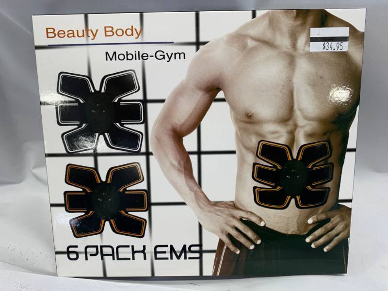lot 109 image: 6 Pack Abs Mobile Gym Electro Muscle Stimulator