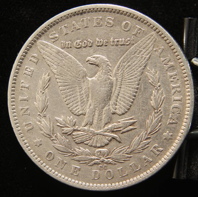 1891-CC SPITTING EAGLE VARIETY CARSON CITY MORGAN SILVER DOLLAR