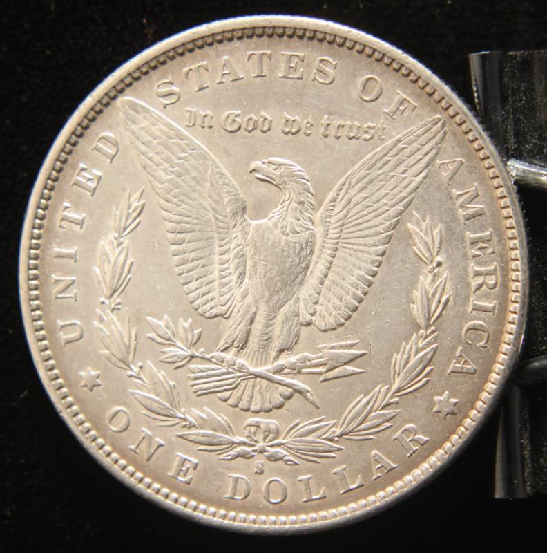 1891-S MORGAN SILVER DOLLAR UNC