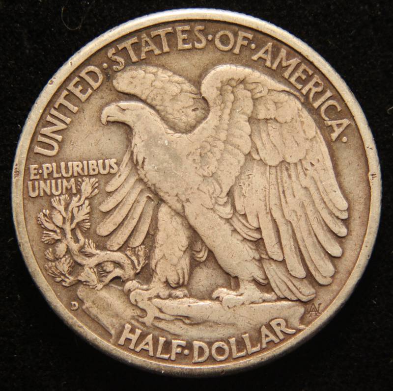 1938-D WALKING LIBERTY HALF DOLLAR BETTER DATE COIN