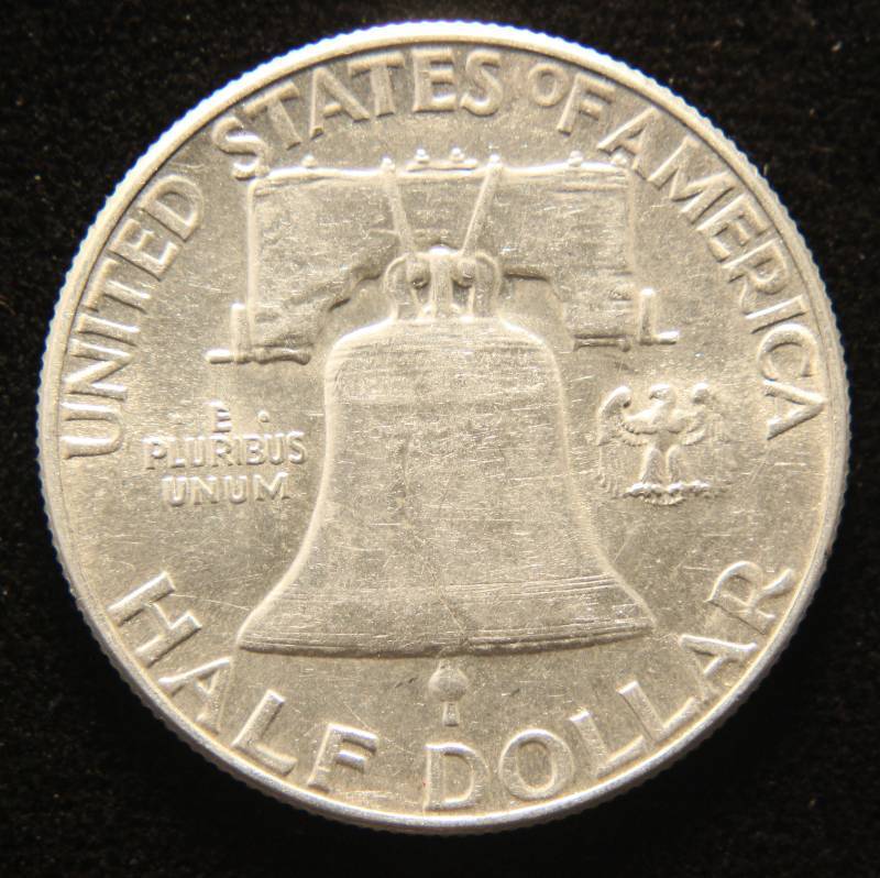 1950 FRANKLIN SILVER HALF DOLLAR