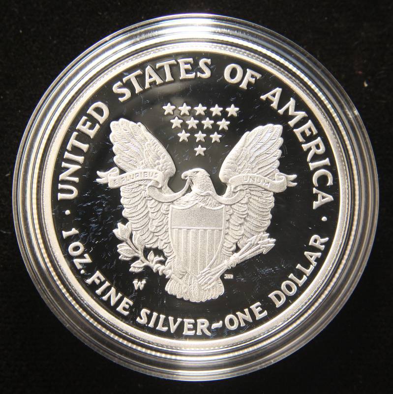 2007 PROOF AMERICAN SILVER EAGLE IN ORIGINAL MINT PACKAGING