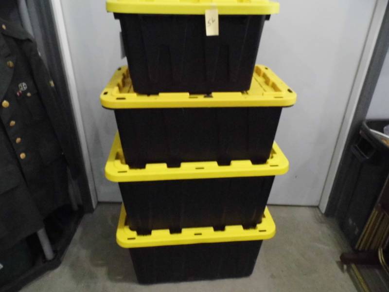 lot 56 image: Lot of 4 Totes