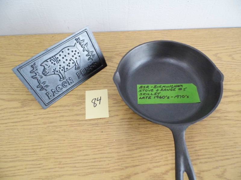 lot 84 image: BSR Cast Iron Skillet #5