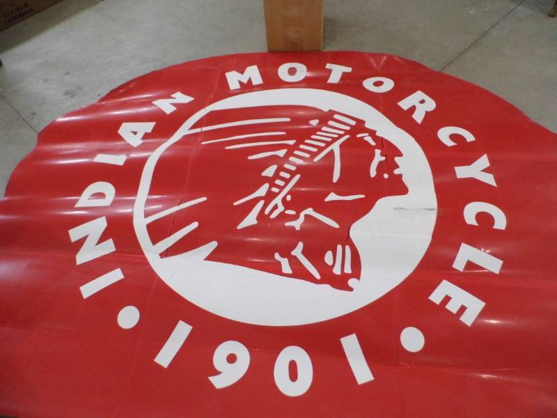 lot 109 image: Indian Motorcycle Sign