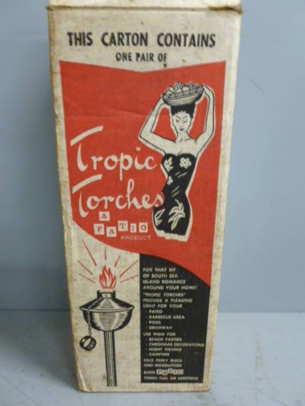 lot 61 image: Vintage Patio Torch