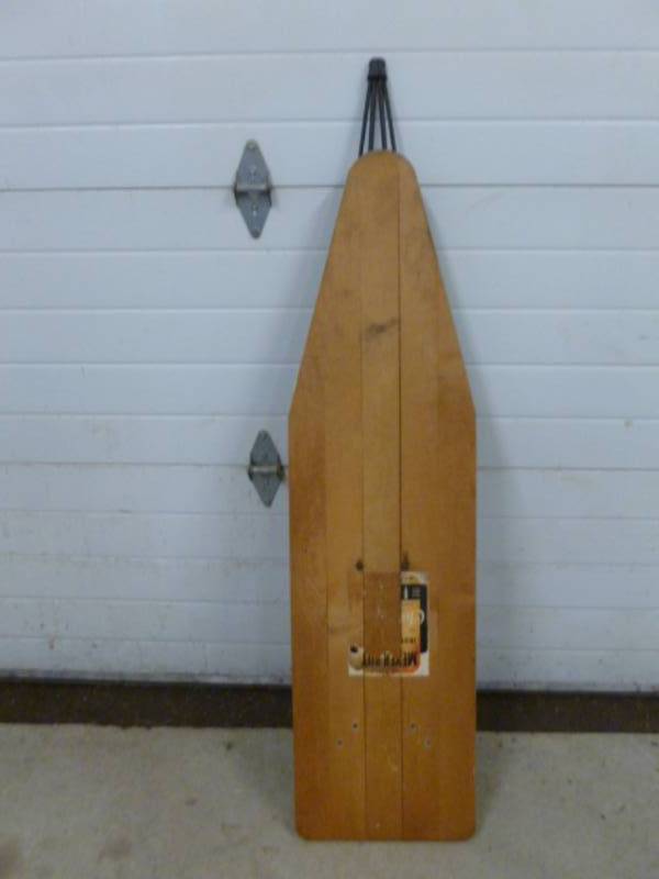 lot 246 image: Vintage Wooden Ironing Board