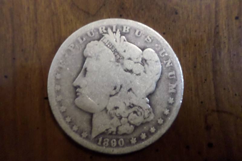 lot 79 image: 1890-O Morgan Silver Dollar