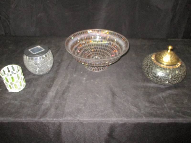 lot 56 image: Decorative Pieces and one Solar light