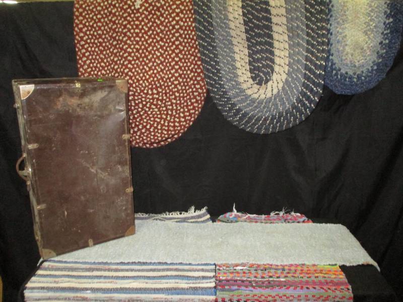 lot 108 image: Trunk and Rugs