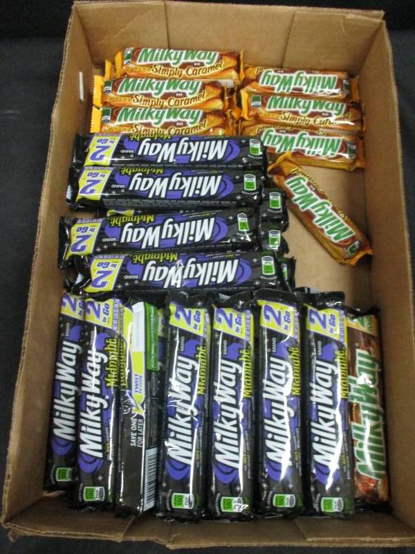 lot 177 image: 34 Milky Way Candy Bars
