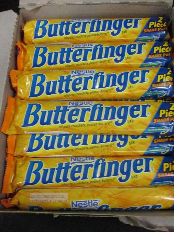 lot 184 image: 17  King Size Butter Fingers