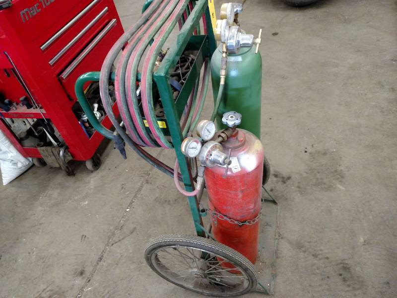 lot 6 image: Victor OxyAcetylene Torch Set, Inc...