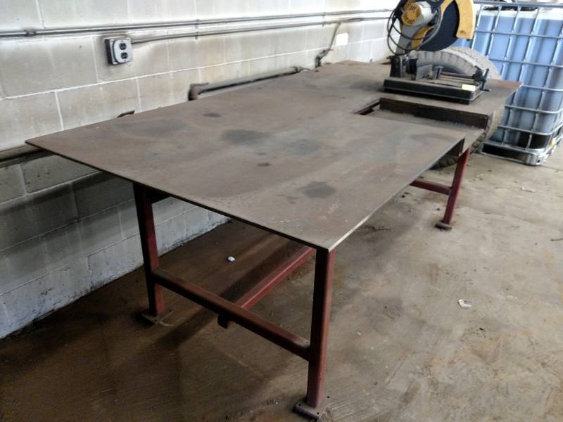 lot 27 image: Welding Table, 4x8x12 Top...
