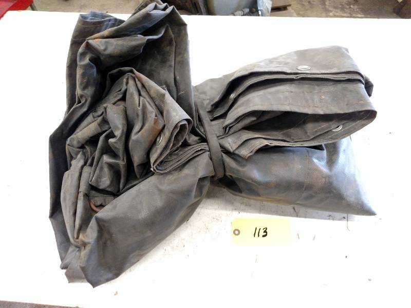 lot 113 image: Poly Tarp...