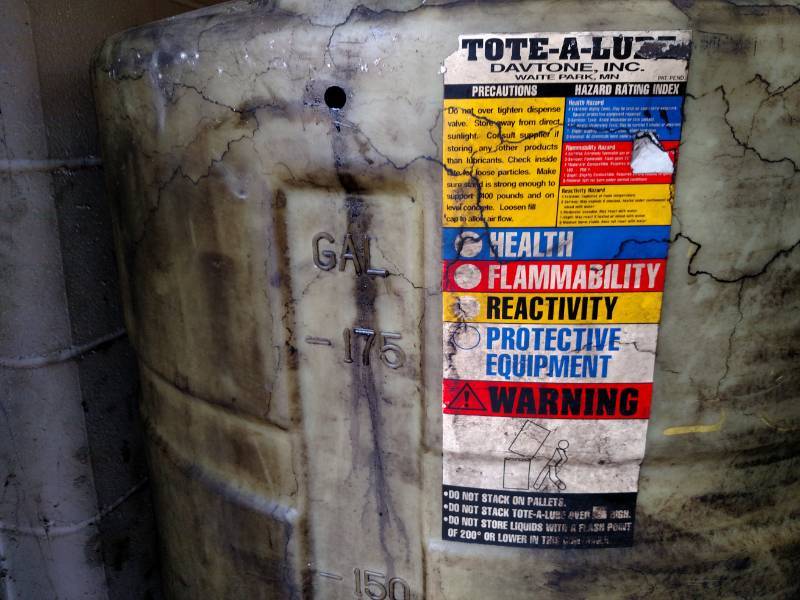 lot 152 image: (2) Asstd Drain Oil Tanks...