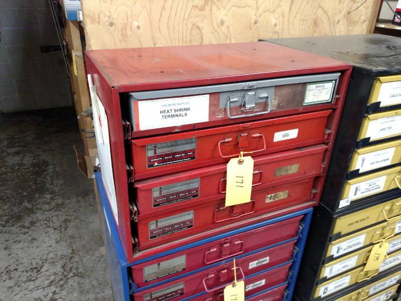 4 Drawer Parts Cabinet With Content Airlake Truck Repair