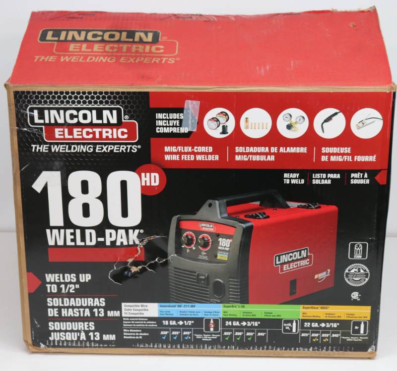 lot 2 image: Lincoln 180 Wire Welder