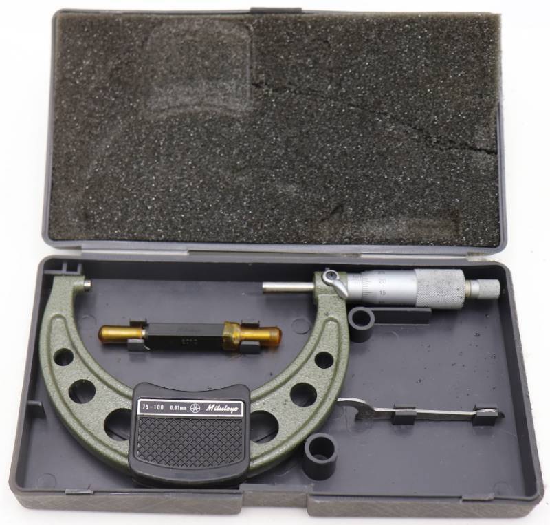 lot 36 image: Mitutoyo 75-100mm 0.01mm Caliper