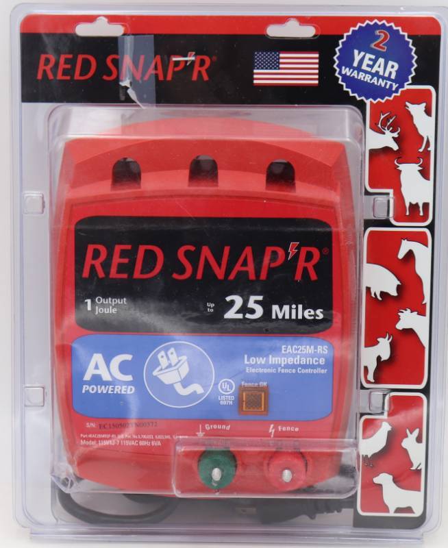 lot 65 image: Red Snapr Electric Fence Box