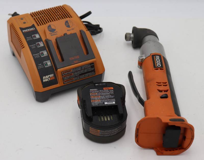 lot 55 image: Rigid Cordless Right Angle Drill