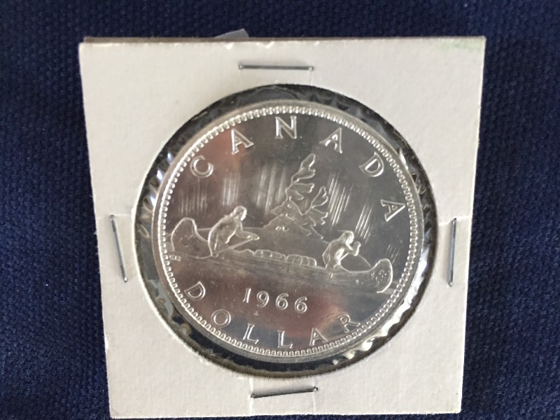 1966 Canadian Silver Dollar