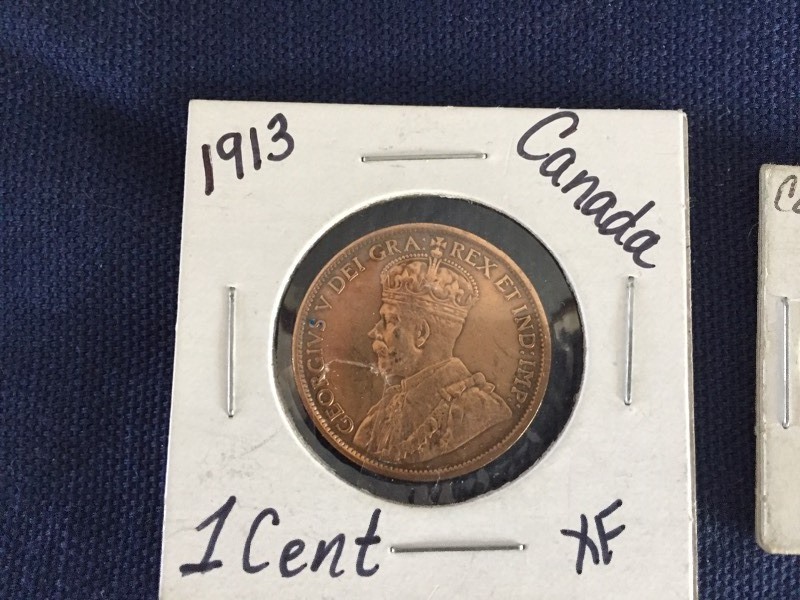 Canadian One Cent Coins