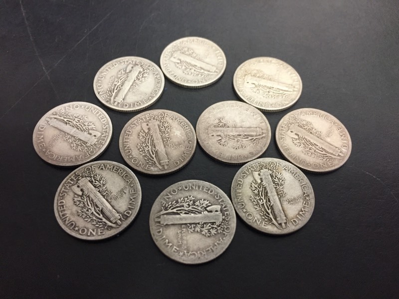 10 - Mercury Dimes