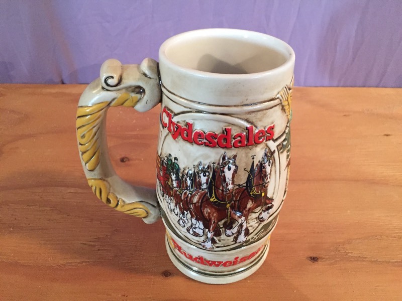 1983 Budweiser Holiday Stein