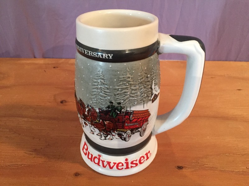 1982 Budweiser Holiday Stein