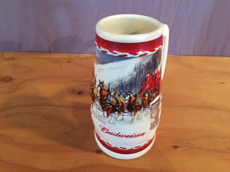 2010 Budweiser Holiday Stein