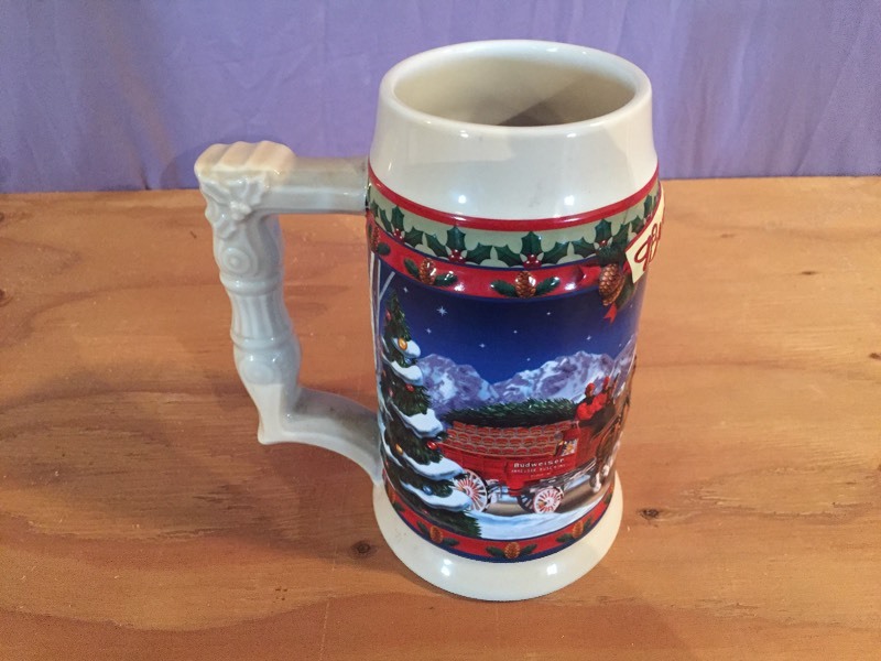 2003 Budweiser Holiday Stein