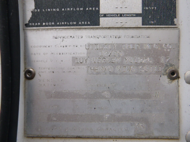 lot 1 image: 2000 Utility Trailer