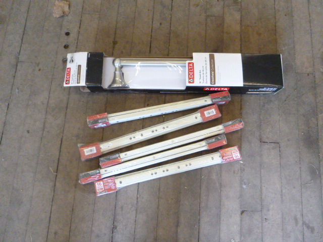 lot 16 image: Drawer Glides and Towel Bar