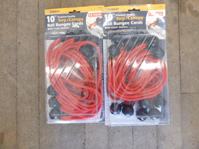 lot 26 image: 2 Packs of TarpCanopy Ball Bungee Cords
