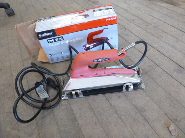 lot 27 image: True Power Carpet Seaming Iron