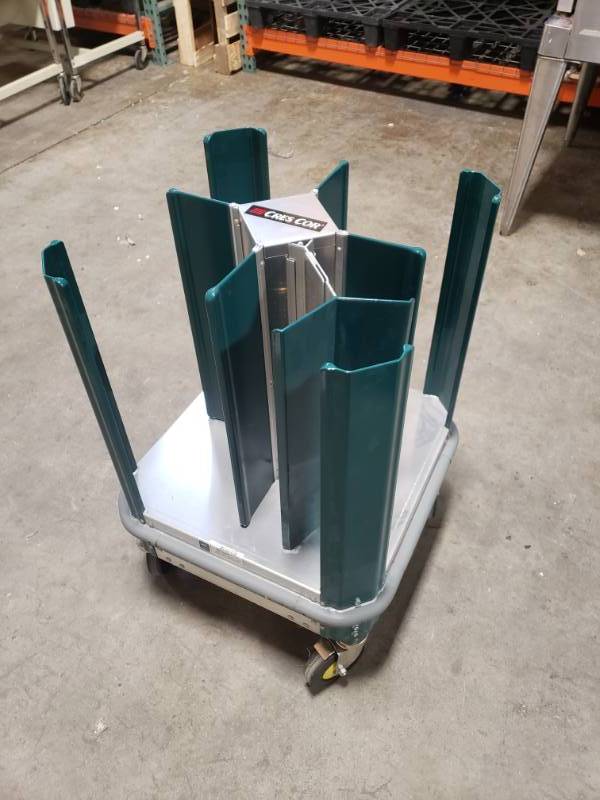 lot 6 image: Food Service Plate Storage cart