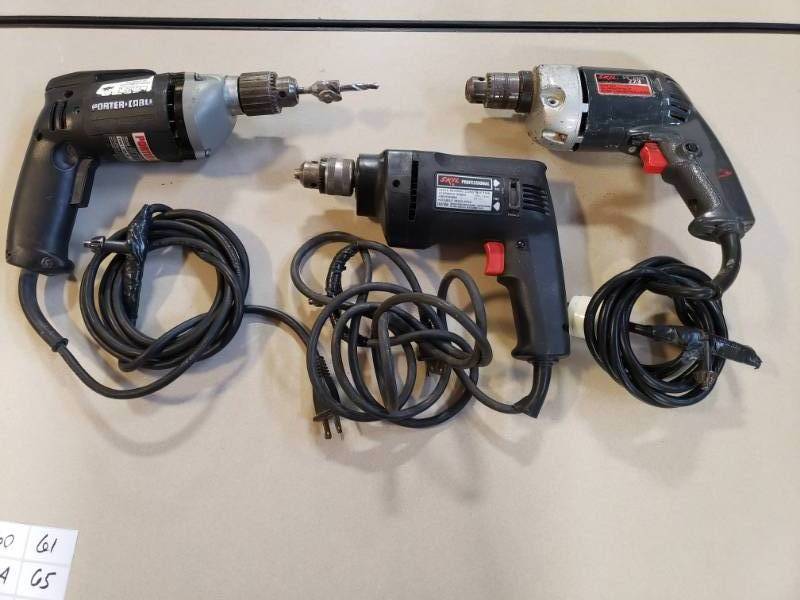 lot 59 image: Corded Power Drill Lot