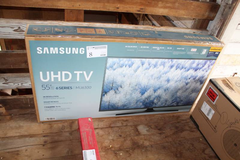 lot 8 image: Samsung UHD TV 55in. 6 Series 4K Flat Screen TV
