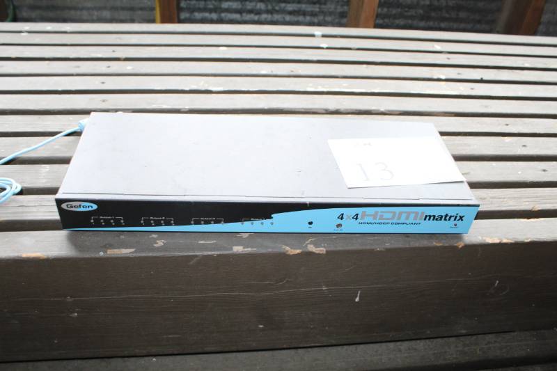 lot 13 image: Gefen 4x4 HDMI Matrix Switch