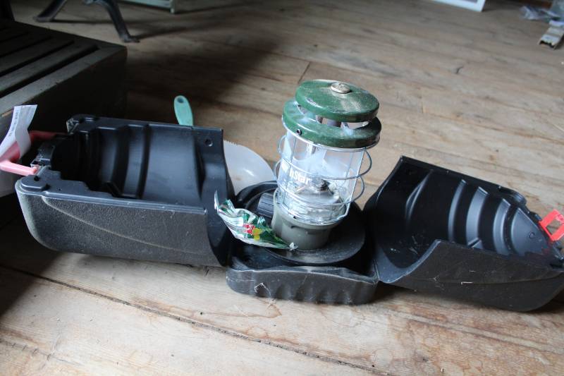 lot 17 image: Coleman Northstar Propane Lantern with Lantern Case