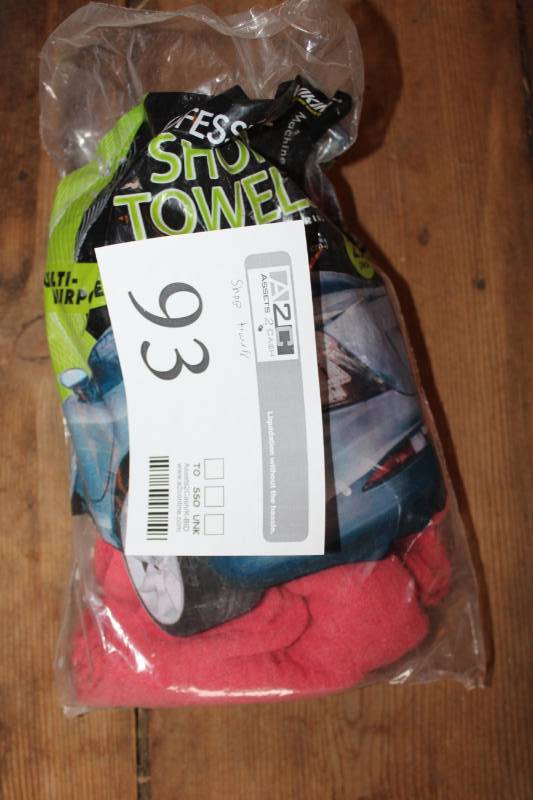 lot 93 image: Shop Towels
