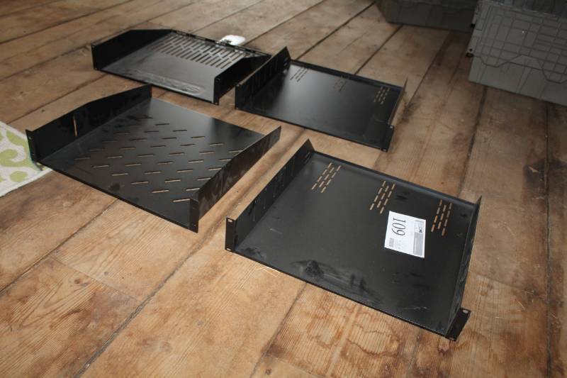 lot 109 image: Computer Rack Mount Shelves