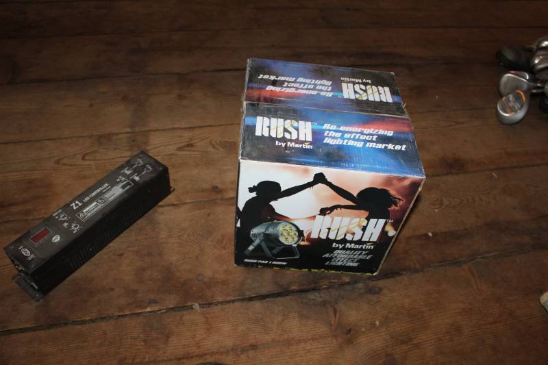 lot 151 image: Rush by Martin Quality Affordable Effect Lighting with Z1 LED Controller DMX512