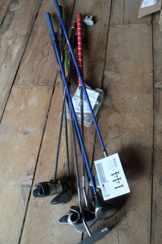 lot 144 image: Golf Clubs - Irons, Woods, Putters