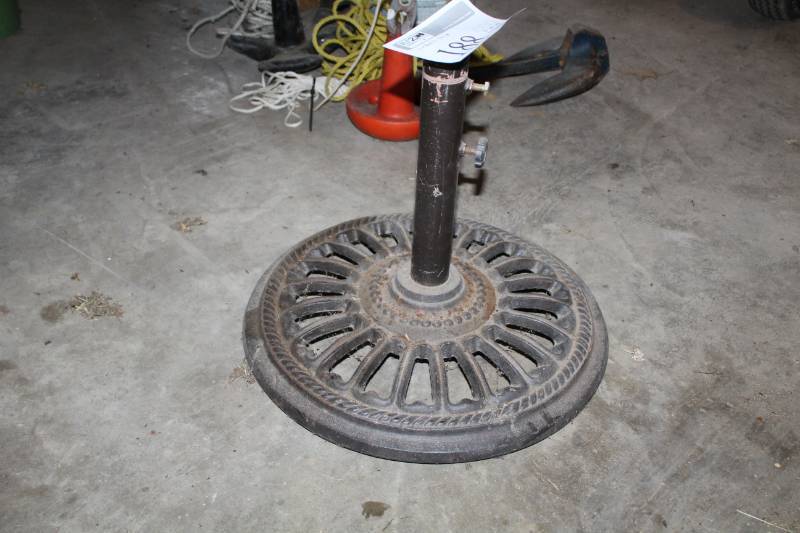 lot 188 image: Patio Umbrella Stand
