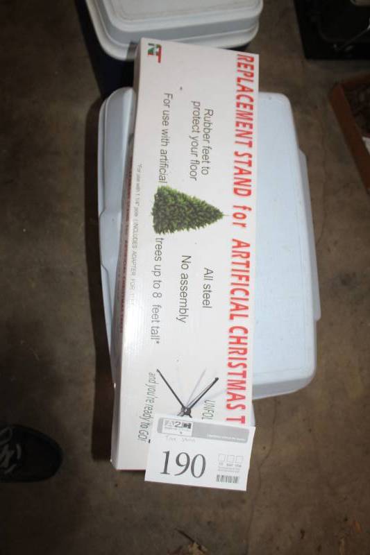 lot 190 image: Replacement Stand For Artificial Christmas Trees